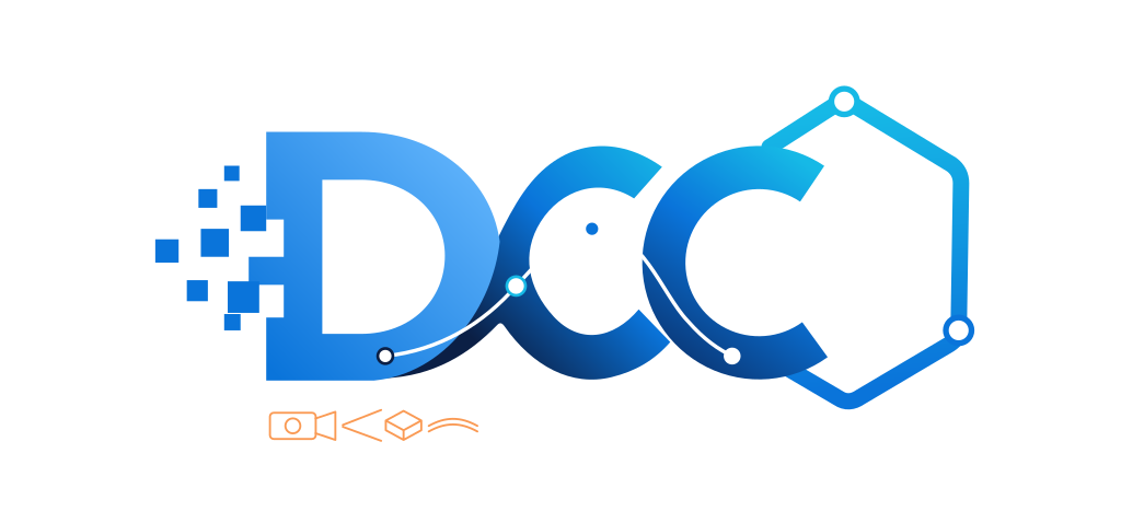 DCC-MCP · Blender 家族标识 · 深色背景 · 实际 1024 像素导出