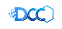DCC-MCP · OpenUSD 家族标识 · 深色背景 · 实际 128 像素 optical 导出