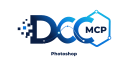 DCC-MCP · Adobe Photoshop 家族标识 · 浅色背景 · 实际 128 像素 optical 导出