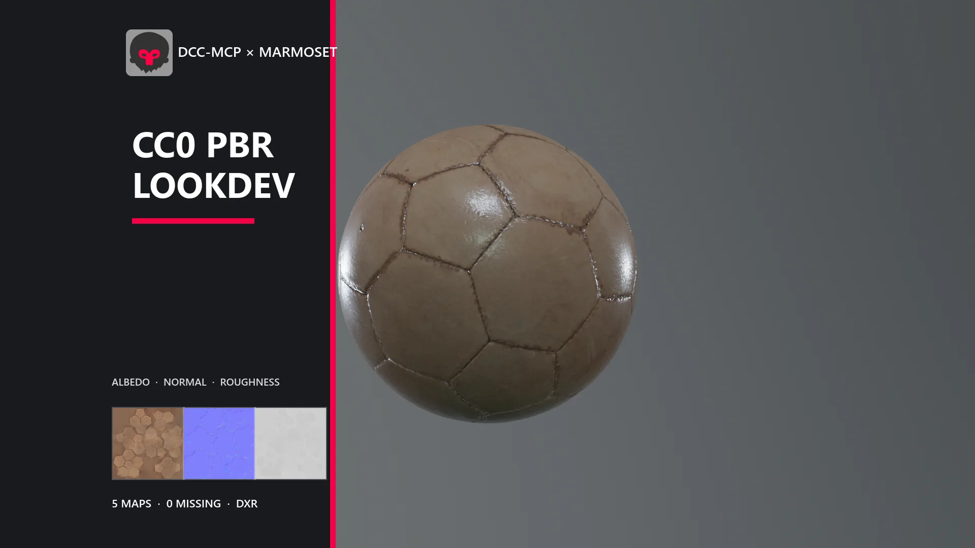 在 Marmoset Toolbag 中还原并渲染 CC0 PBR 材质